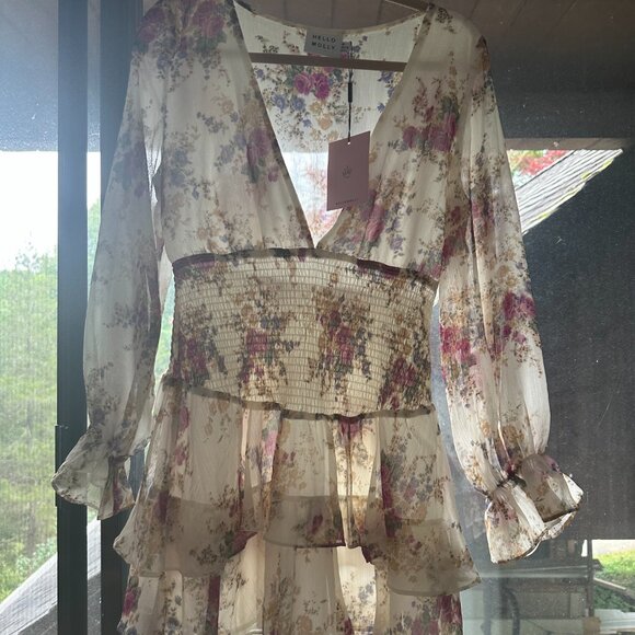 Hello Molly Floral Dress- Size 6 - Picture 3 of 5
